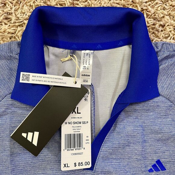 NEW Adidas Women's Ultimate365 Tour PRIMEKNIT Golf Polo Shirt HT1314, Size XL - Picture 4 of 12